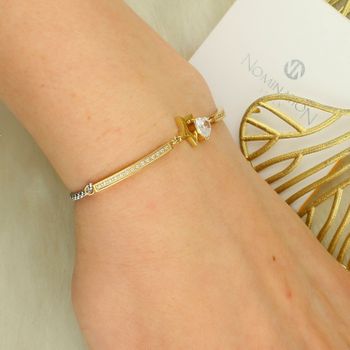 Bransoletka Nomination Milleluci gwiazda i serce z cyrkonią 028021 023gs (3).jpg